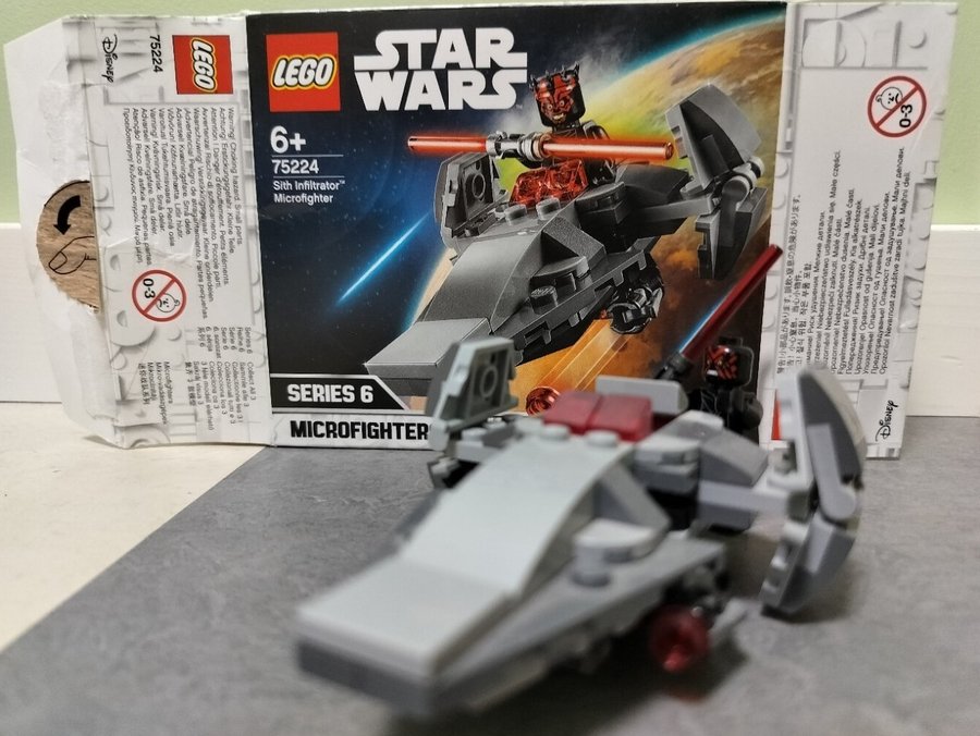 LEGO Star Wars 75224 Sith Infiltrator Microfighter