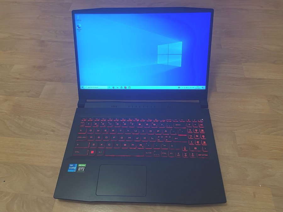 MSI GF66 Gaming Laptop - i5, 16GB RAM, RTX 3060 6GB, 144Hz, Nyskick!