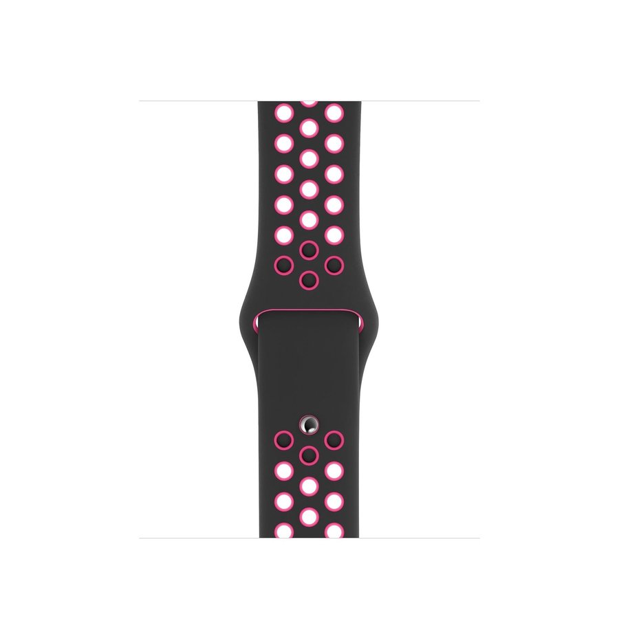 Sport Band 38/40/41/42mm (M/L) Apple Watch Armband - BLACK / PINK BLAST