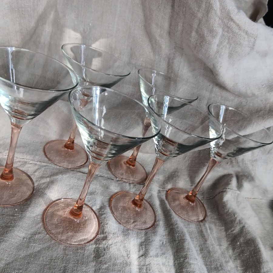 Martiniglas / cocktailglas Pink Blush