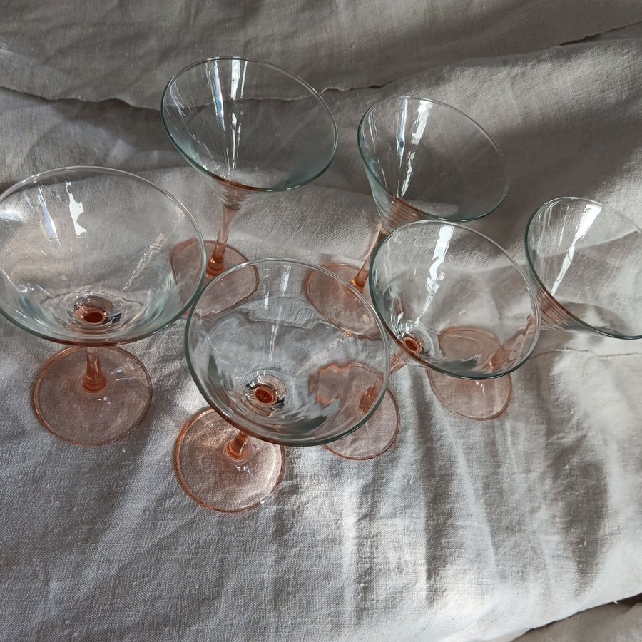 Martiniglas / cocktailglas Pink Blush