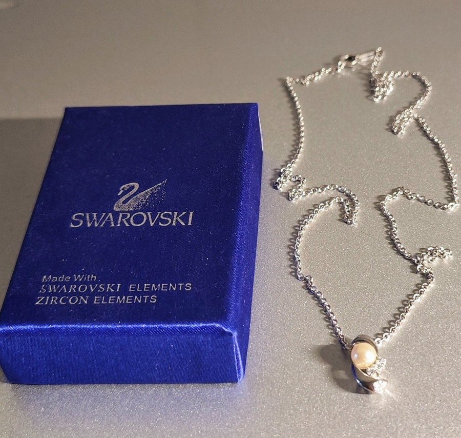 SWAROVSKI halsband (Zirkon elements 18 KRGP)