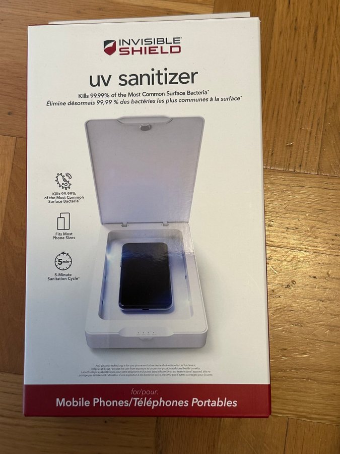 Invisible Shield UV Sanitizer för mobiltelefoner