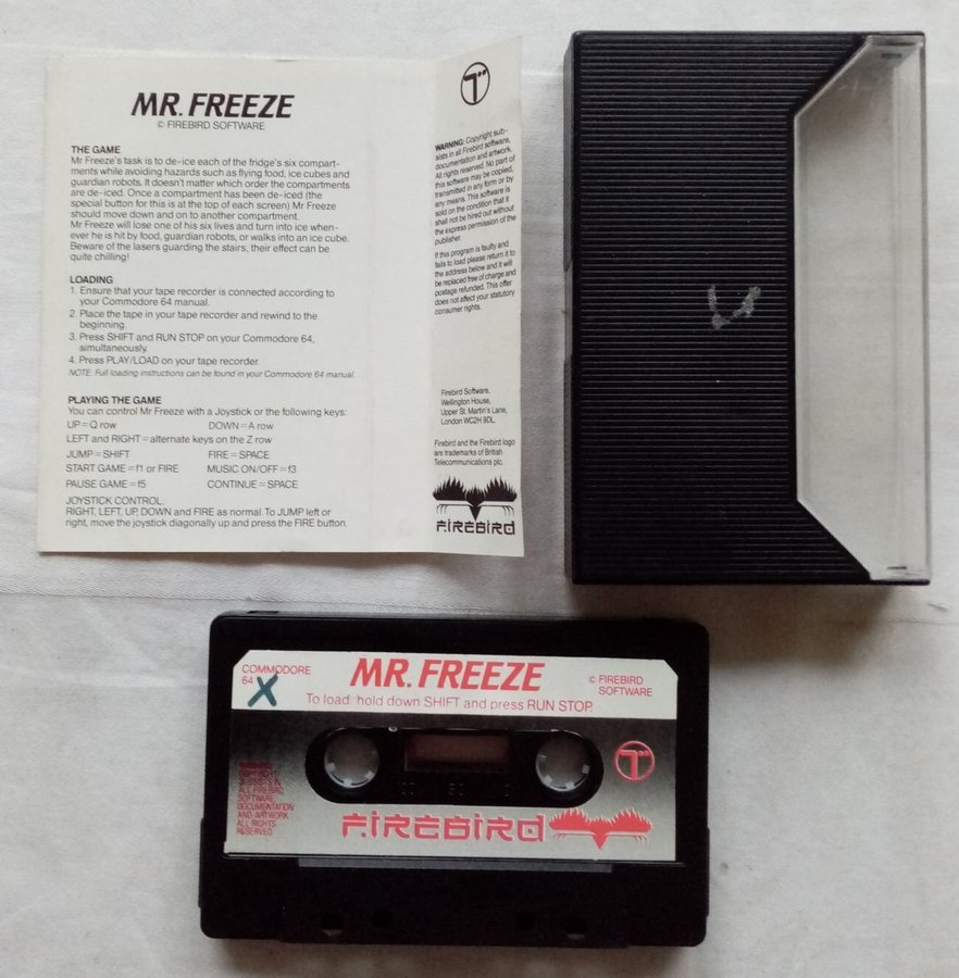 Mr. Freeze (Firebird) - Commodore 64 / C64 Spel