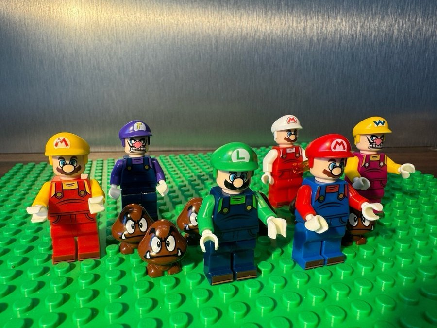 Super mario minifigurer 12 st