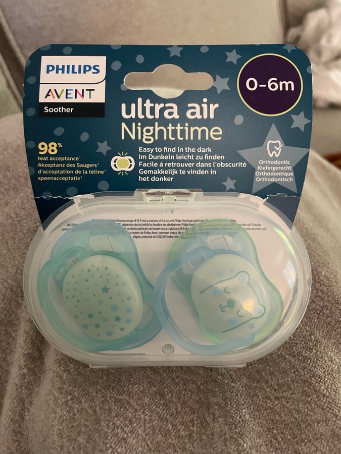 Philips Avent Ultra Air Nighttime napp 0-6 m