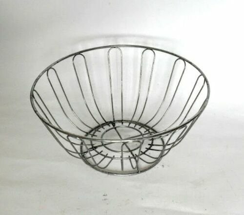 Metal wire fruit bowl, basket - 25 cm X 10 cm