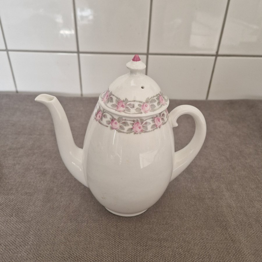 Kaffekanna från Gustavsberg, ca 1920-tal, ca 20 cm hög