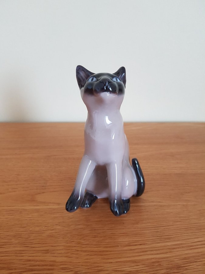 Gullig katt - Bing  Gröndahl, djur, figurin, skulptur