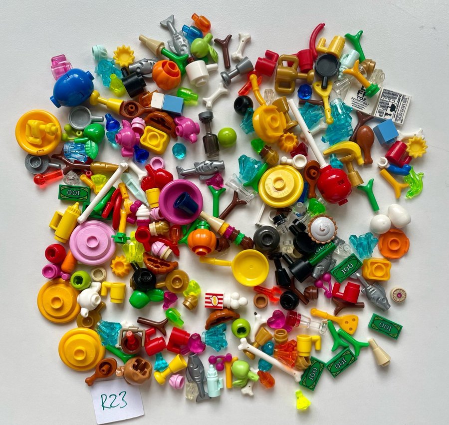 #M23 ÄKTA LEGO mat juveler mm ninjago gubbar minifigurer