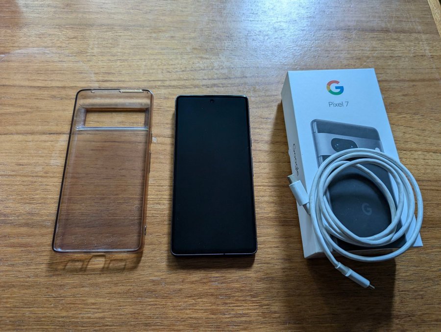 Google Pixel 7 (svart, 128gb)