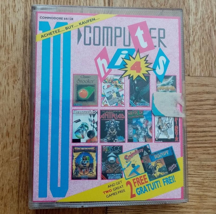 10 Computer Hits 4 (Beau-Jolly) - Commodore 64 / C64 Spel