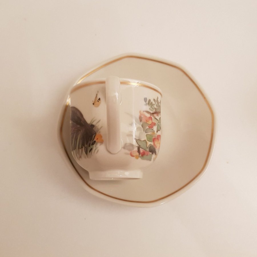 Heinrich Tyskland Villeroy  Boch Set med 1 tekopp/Kaffekopp med fat