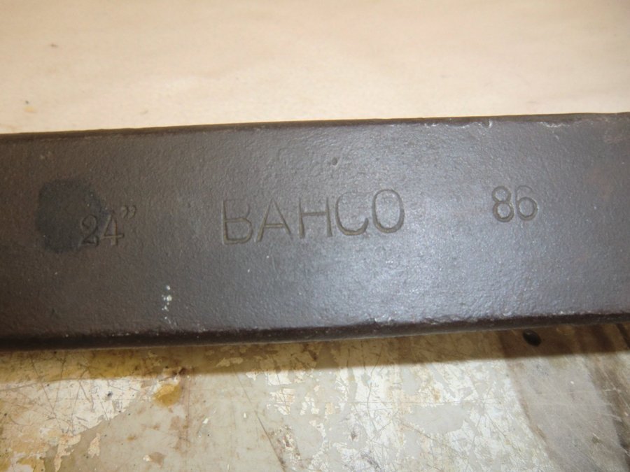 Stor Skiftnyckel BACHO Nr 86 24 Tum Made In Sweden