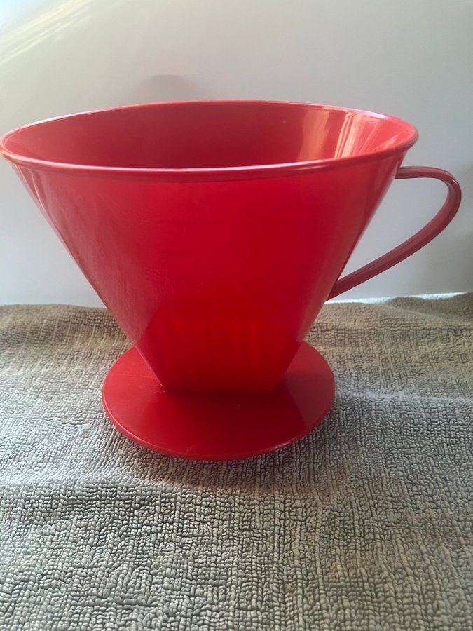 Retro Melitta filterhållaren 1x6 röd