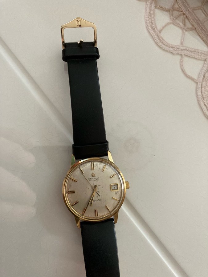 Guldklocka Certina Automatic Herrarmbandsur