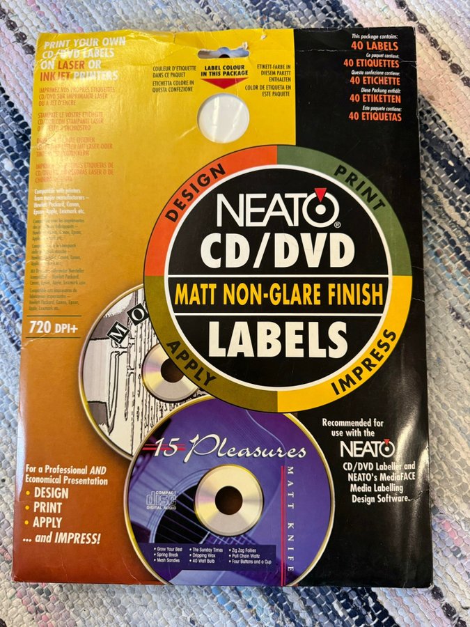 NEATO CD/DVD Label Kit