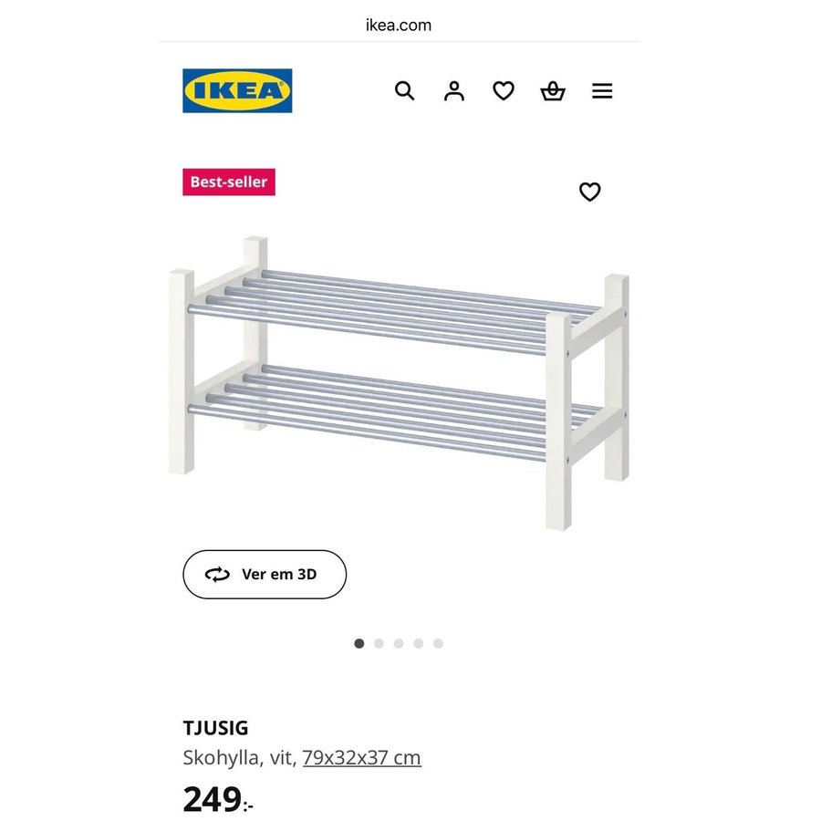 Skohylla från IKEA