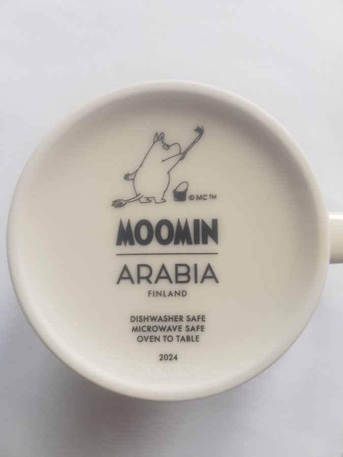 NY ARABIA MOOMINMUGG UTGÅVA MUMINDAGEN - 9 AUGUSTI 2024 MED ETIKETT