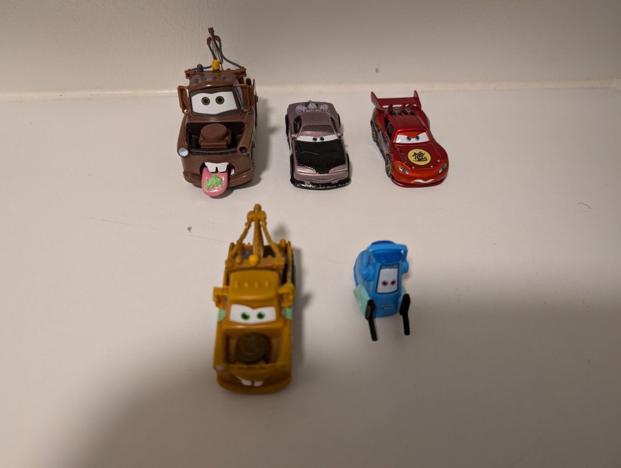 Bilar Leksaksfordon - Mater, McQueen, Lightning McQueen, Guido