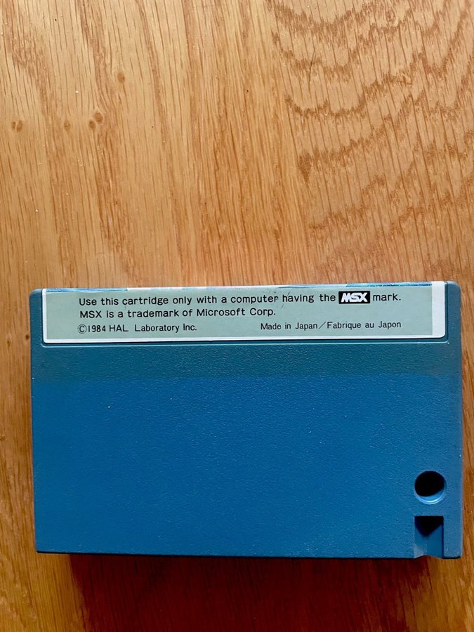 Rollerball (MSX) lös cartridge.