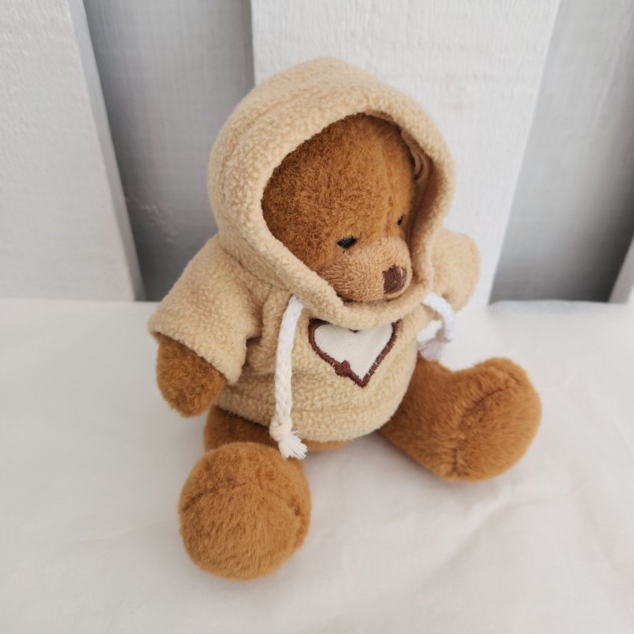 Mini Teddy Bear Plush In Hoodie Stuffed Animal