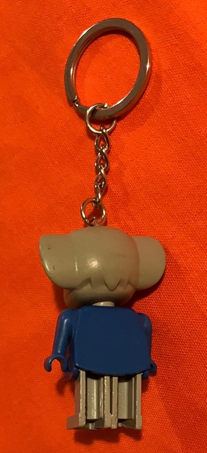 Lego Nyckelring Key Chain Ernie Elephant Elefant Fabuland 1985