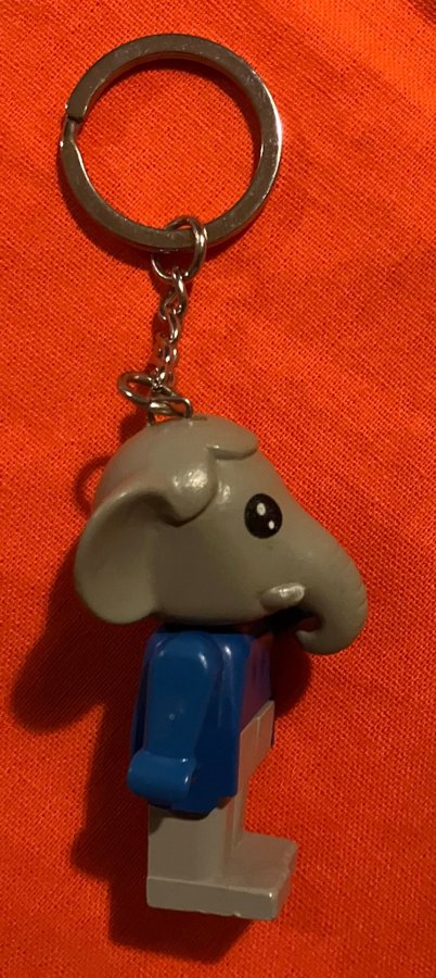 Lego Nyckelring Key Chain Ernie Elephant Elefant Fabuland 1985