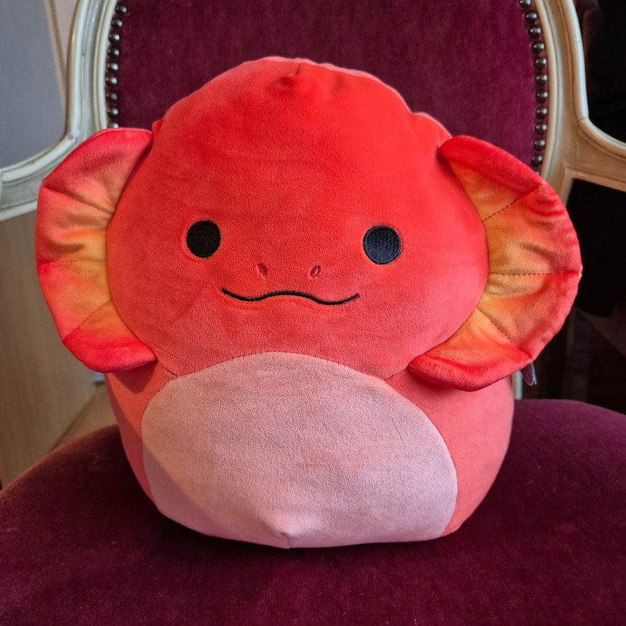 Squishmallows maxie - orange lizard