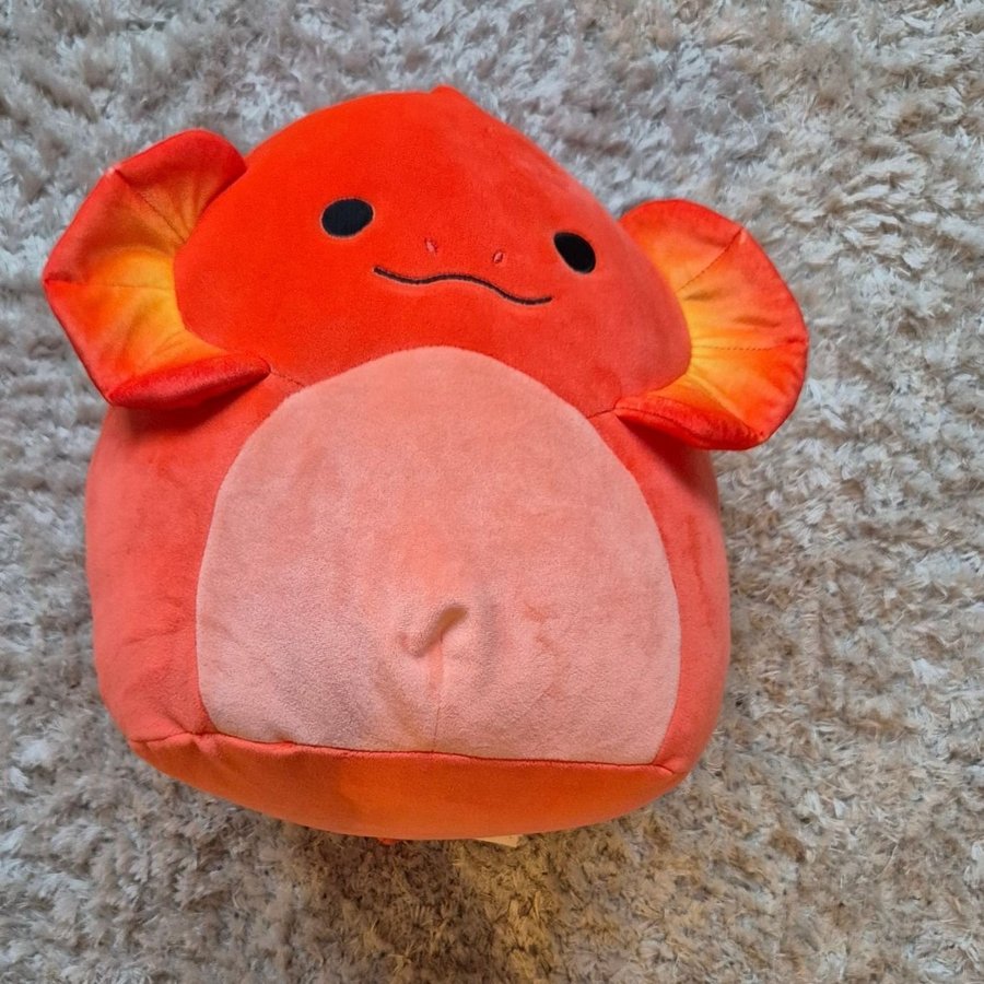 Squishmallows maxie - orange lizard