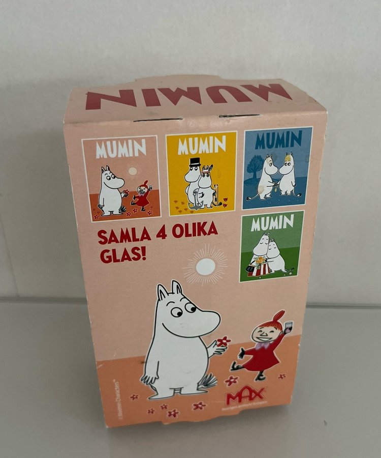 Mumin Glas, ny i obruten förpackning