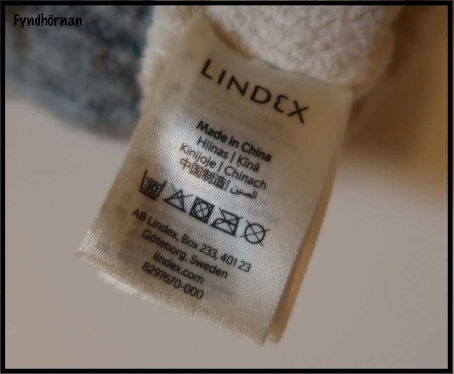 Lindex beigea stickade mönstrade tumvantar Vantar