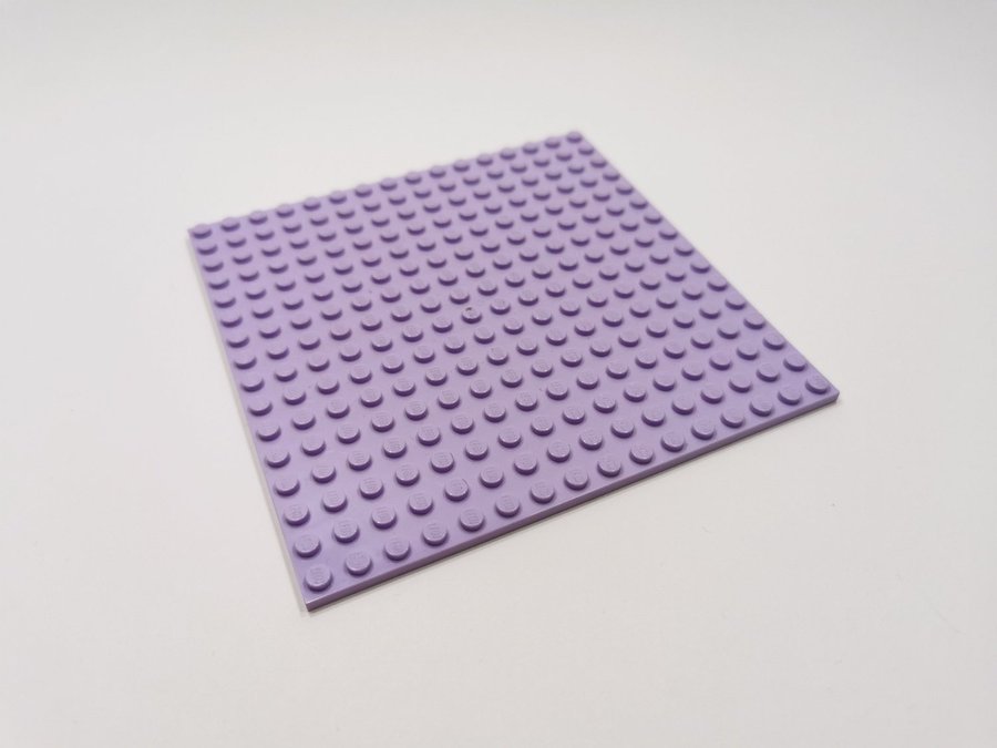 Lego - platta - plate - 16x16 - part 91405 - lavendel