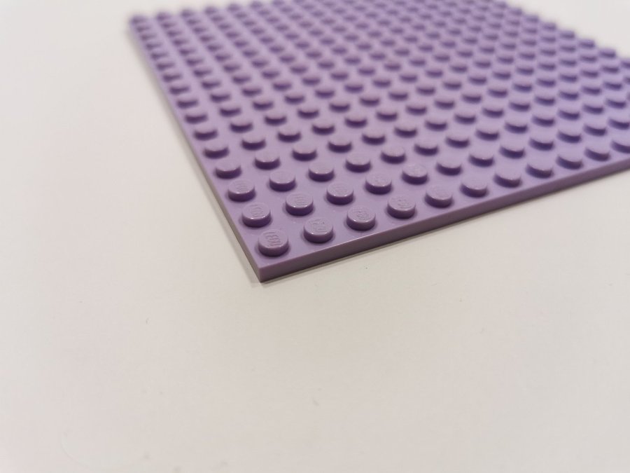 Lego - platta - plate - 16x16 - part 91405 - lavendel