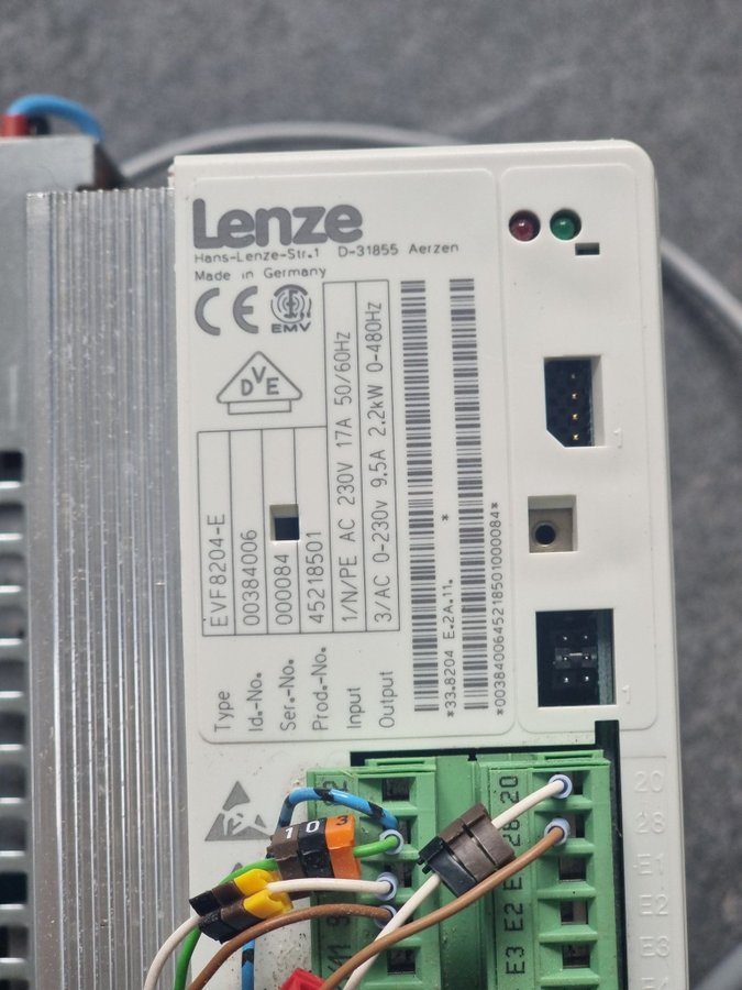 Lenze frekvensomriktare 8200-serien