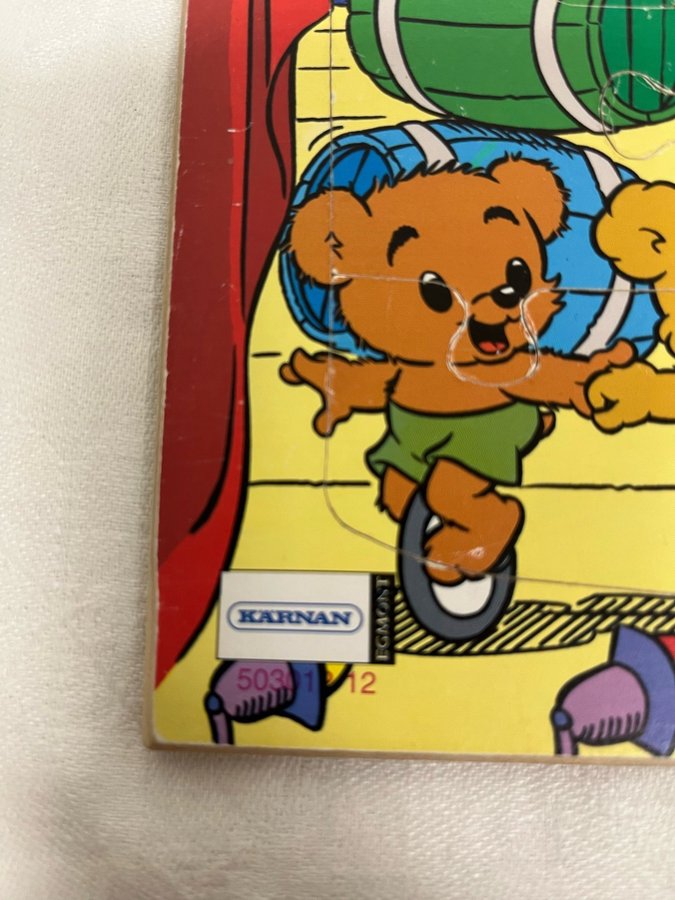 Pussel med Bamse motiv 20 bitar