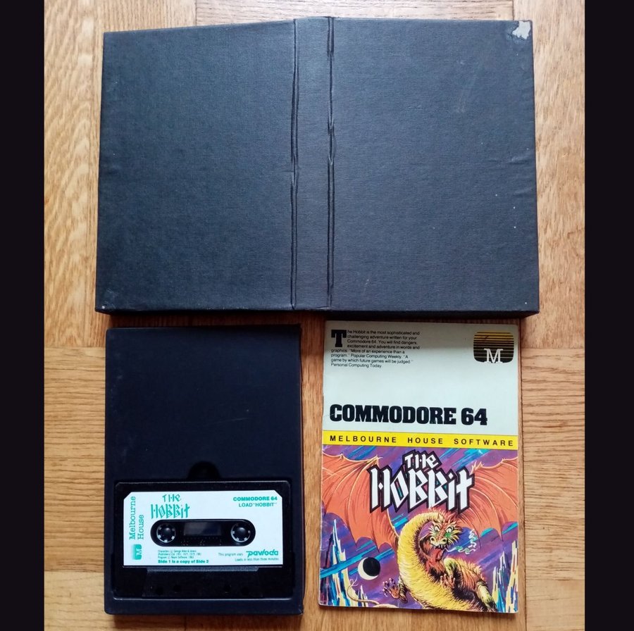 Hobbit (Melbourne House) ->TESTAD<- Commodore 64 / C64 Spel