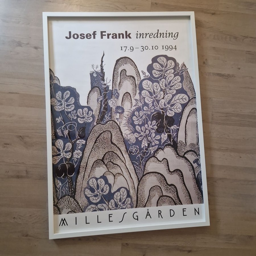 Stor Poster - Firma svenskt tenn - Josef Frank - Millesgården - Rox  Fix