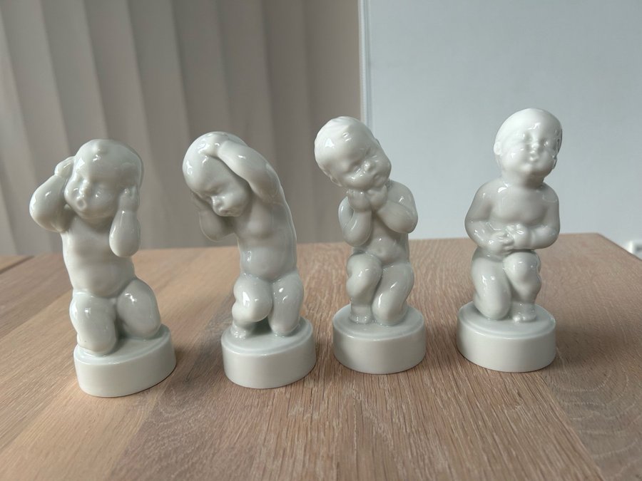 4 stk Bing  Grøndahl figurer - de fire piner