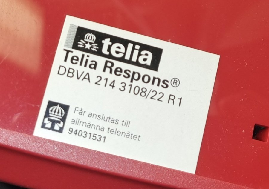 Telia Respons knapptelefon