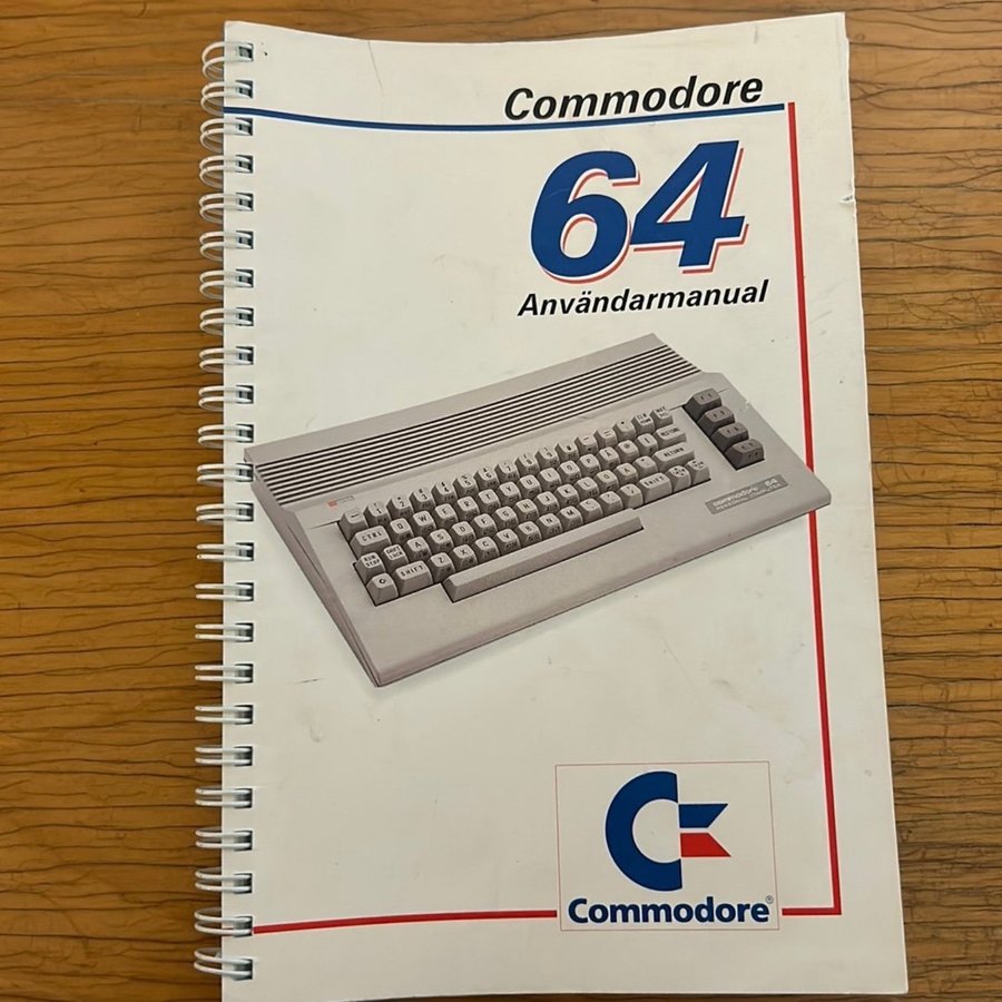 Commodore 64 Användarmanual (1985)