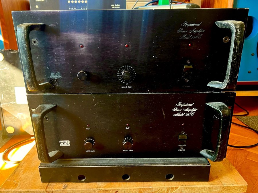 BGW 750c 2st. Stereo 270w Mono 300w.