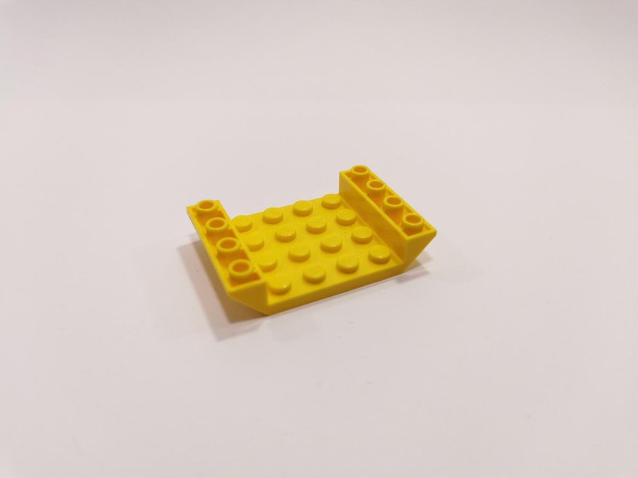 Lego - underdel - slope - 6x4 - part 30283 - gul