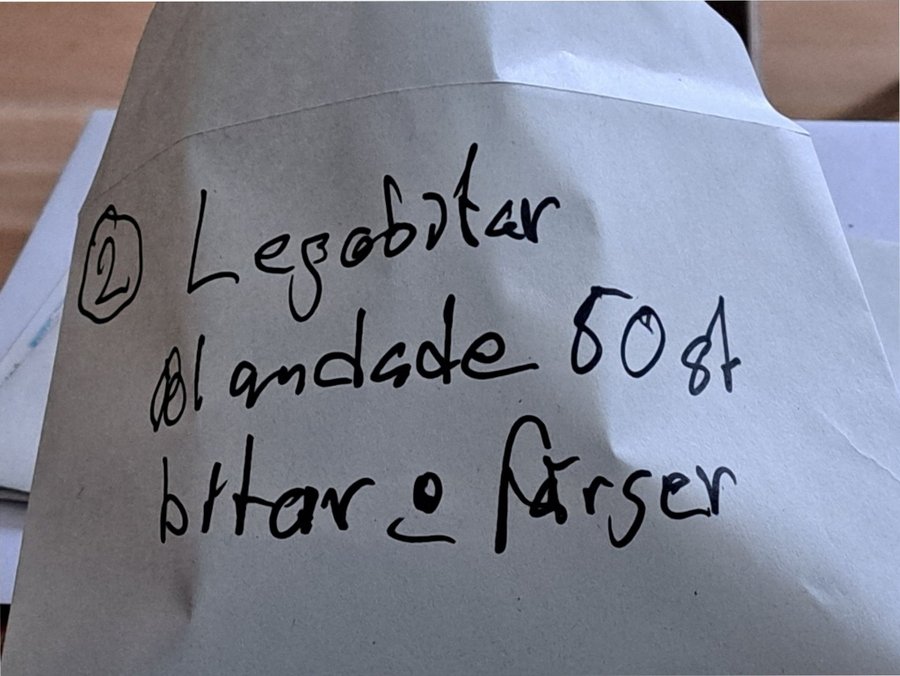 Legobitar blandade 50st se bilder för egen bedömning