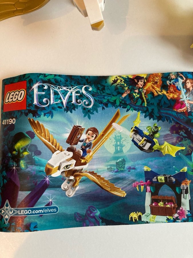 Lego Elves 41190 Emily Jones och örnflykten , komplett!