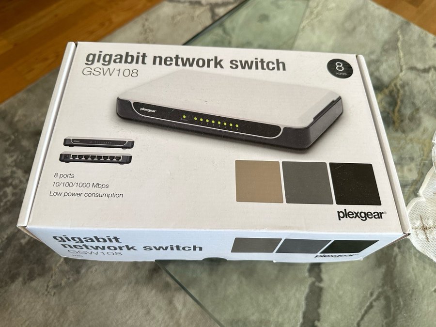 Plexgear GSW108 8-Port Gigabit Network Switch