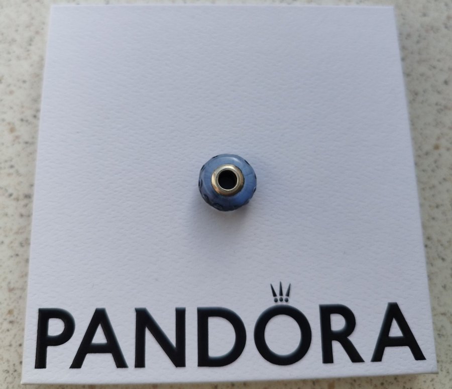 Pandora Dark Blue Murano Glass Sea Charm