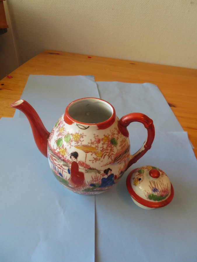 Te / Kaffe Kanna med Geisha motiv