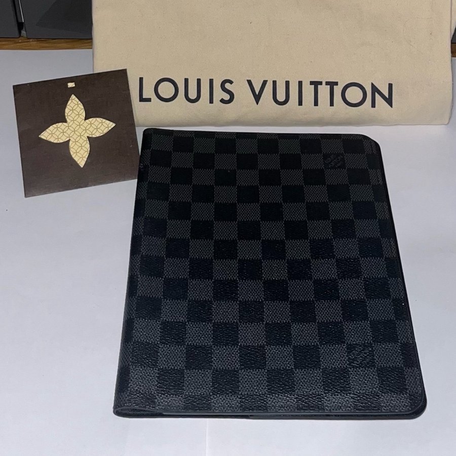 LOUIS VUITTON agenda Cover damier i nyskick LV Desk Graphite