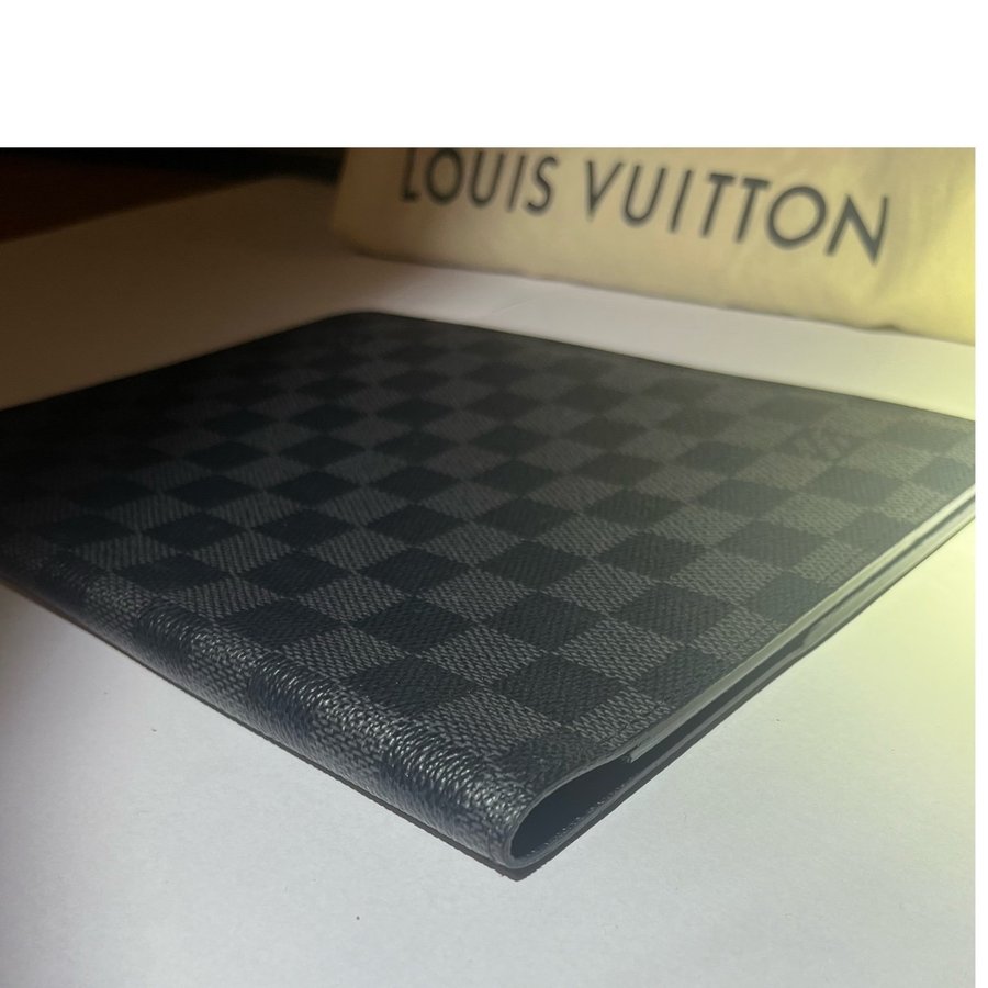 LOUIS VUITTON agenda Cover damier i nyskick LV Desk Graphite